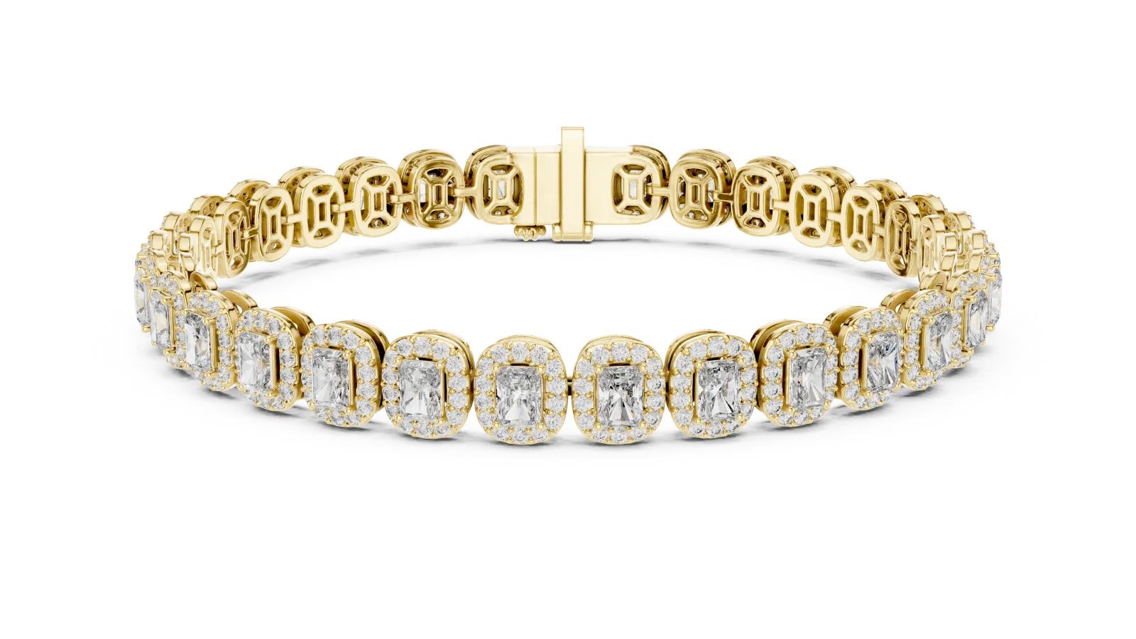 Diamante Pulsera 7.04 Quilates