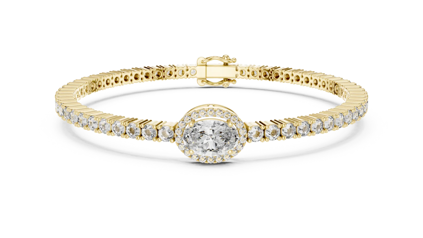 Diamante Pulsera 3.84 Quilates