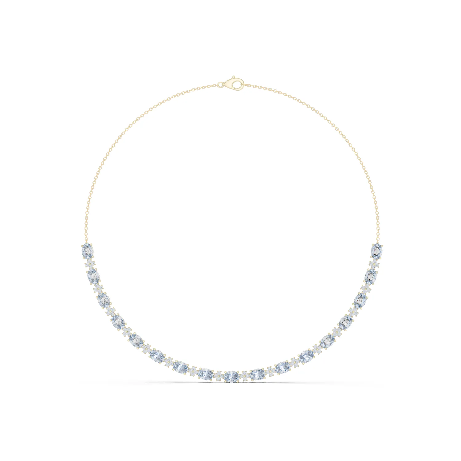 Diamante Gargantilla 12.59 Quilates
