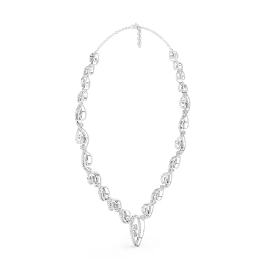 Diamond Statement Necklace 3.35 Carat