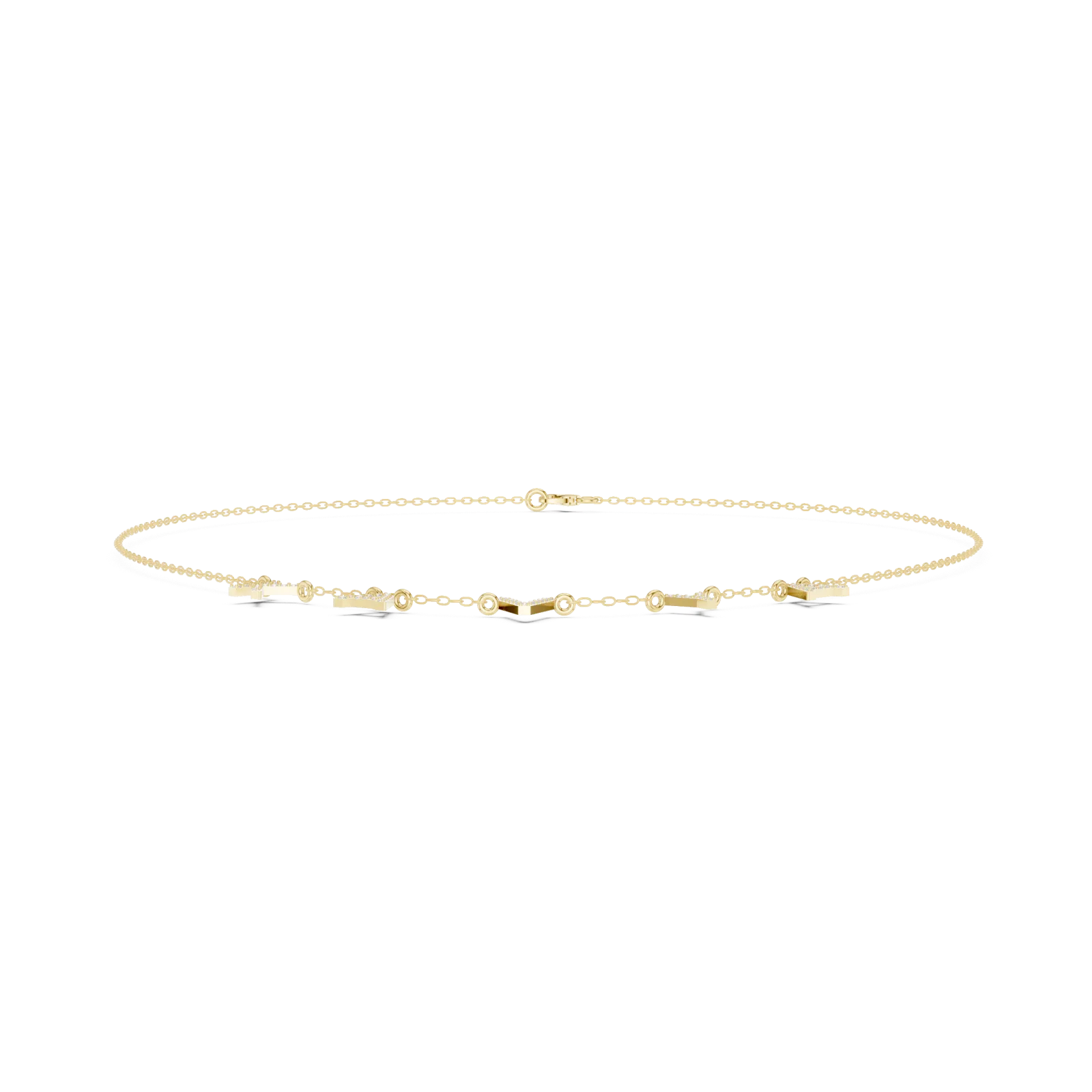 Diamond Statement Necklace 0.31 Carat