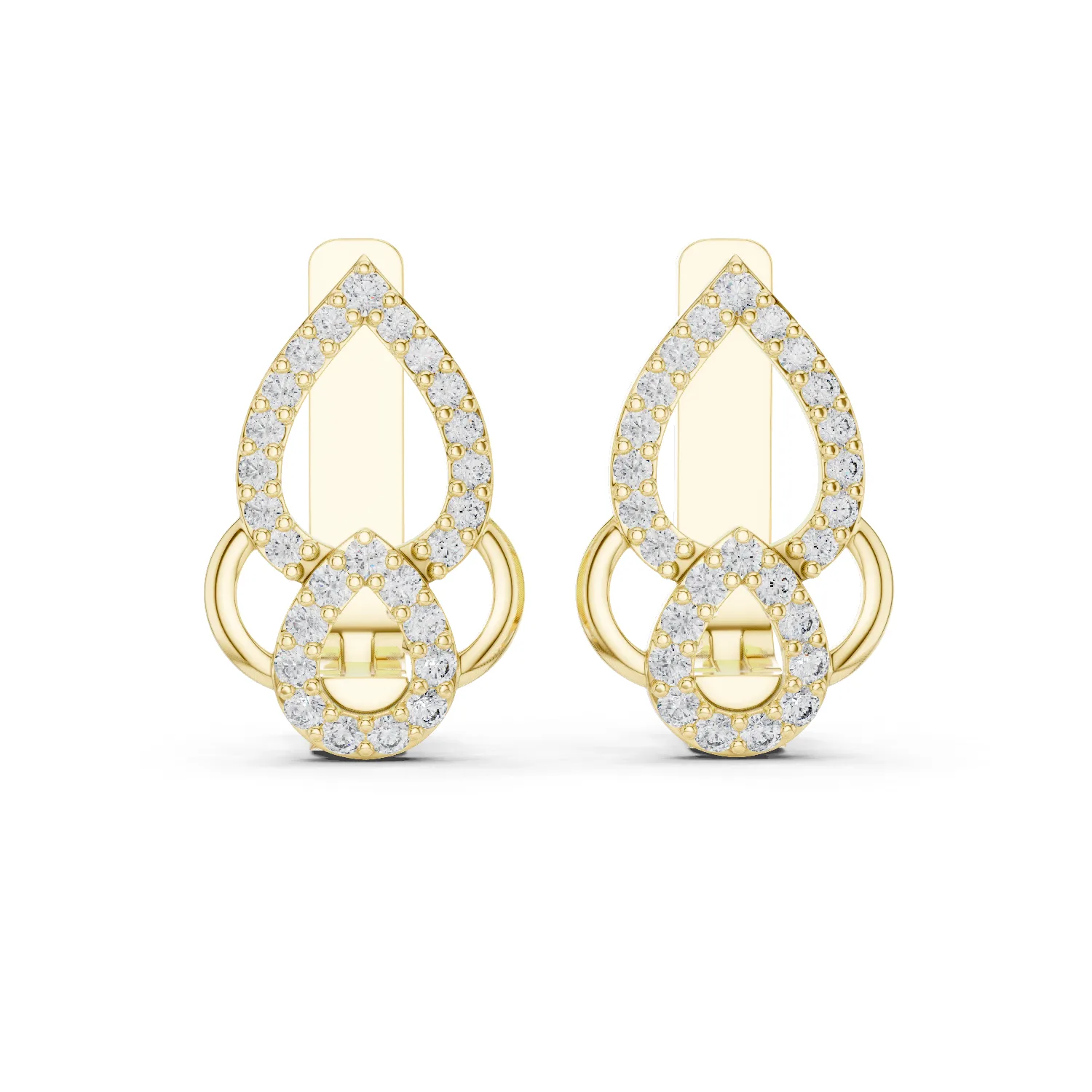 Diamond Earrings 0.36 Carat