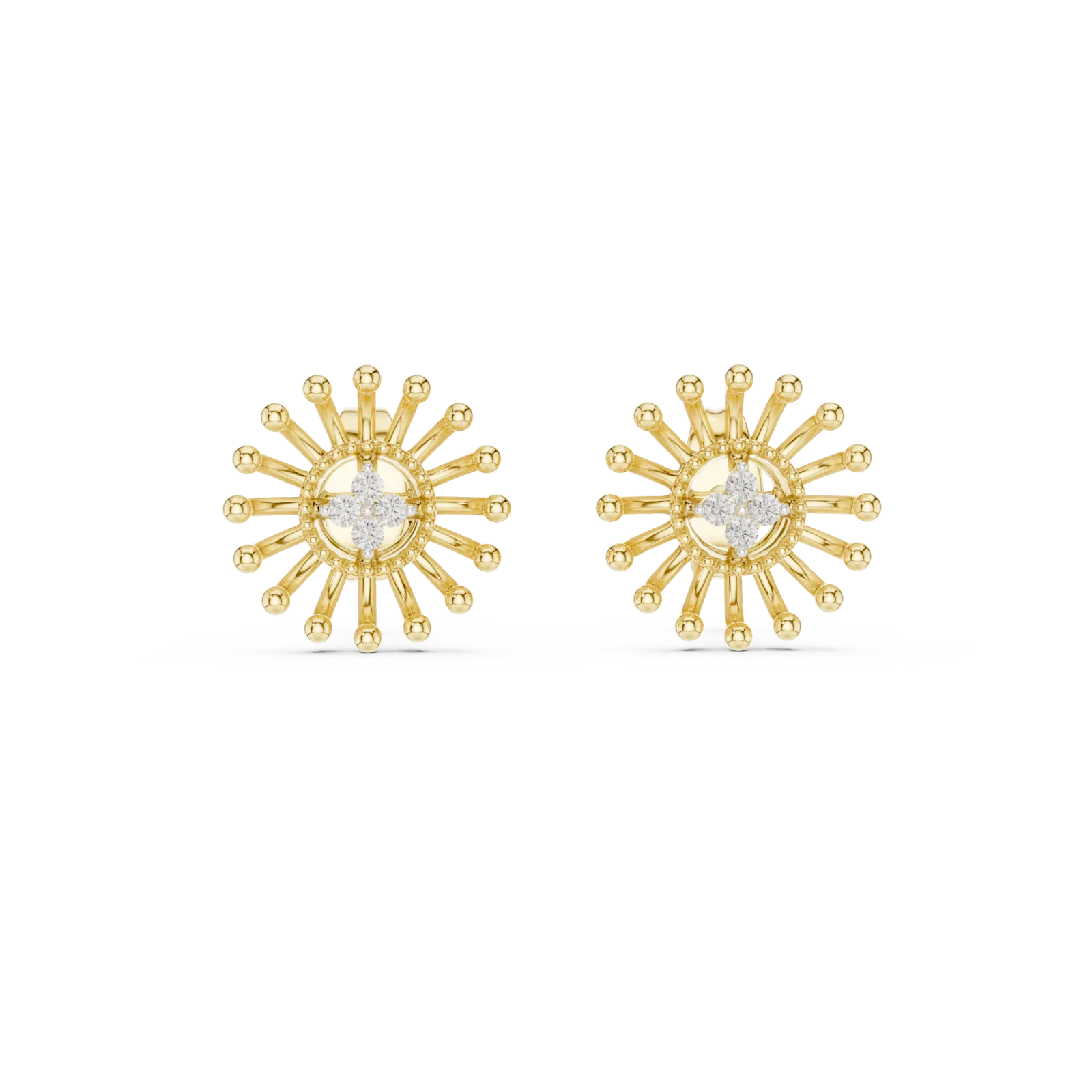 Diamante Pendientes 0.04 Quilates