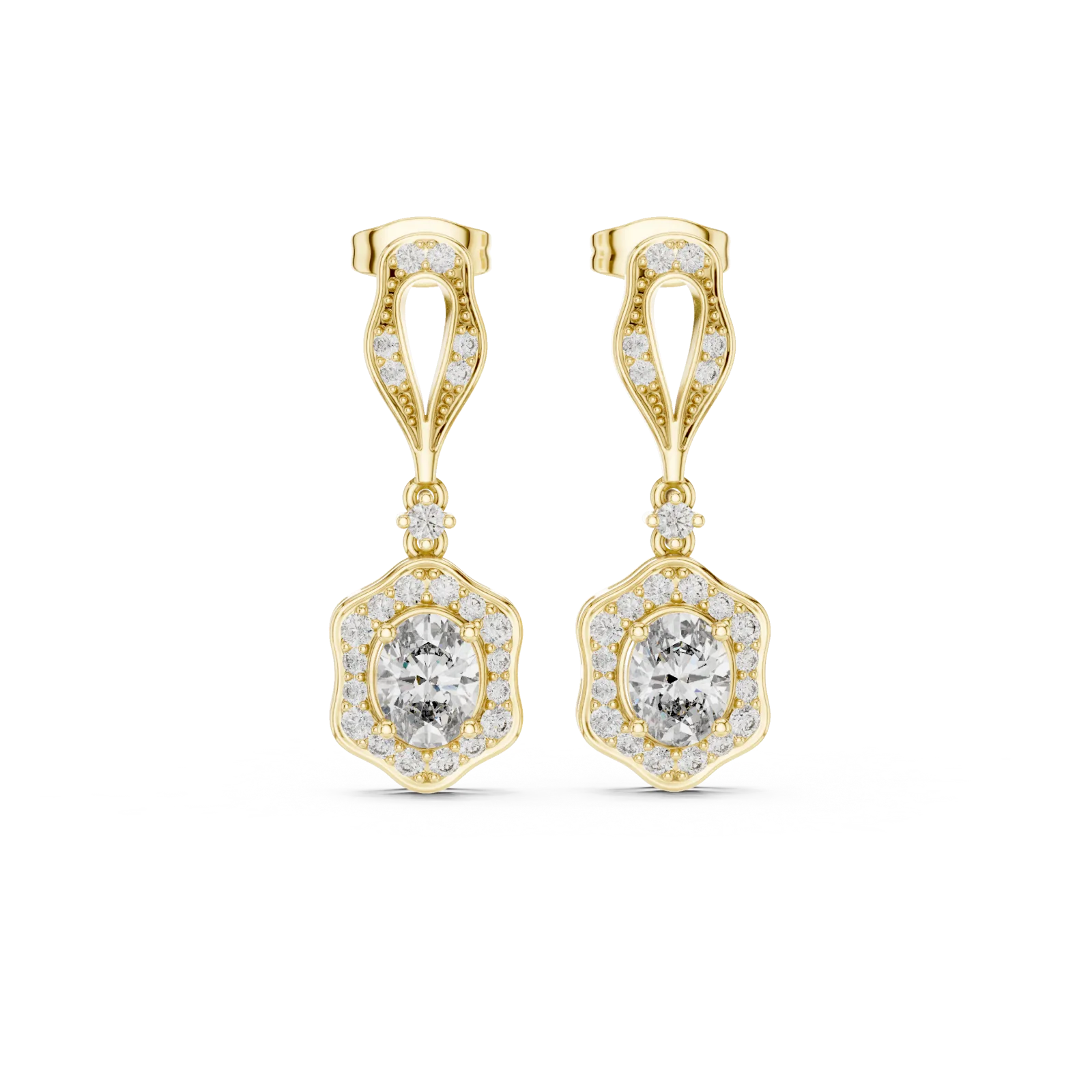 Diamante Pendientes 1.43 Quilates