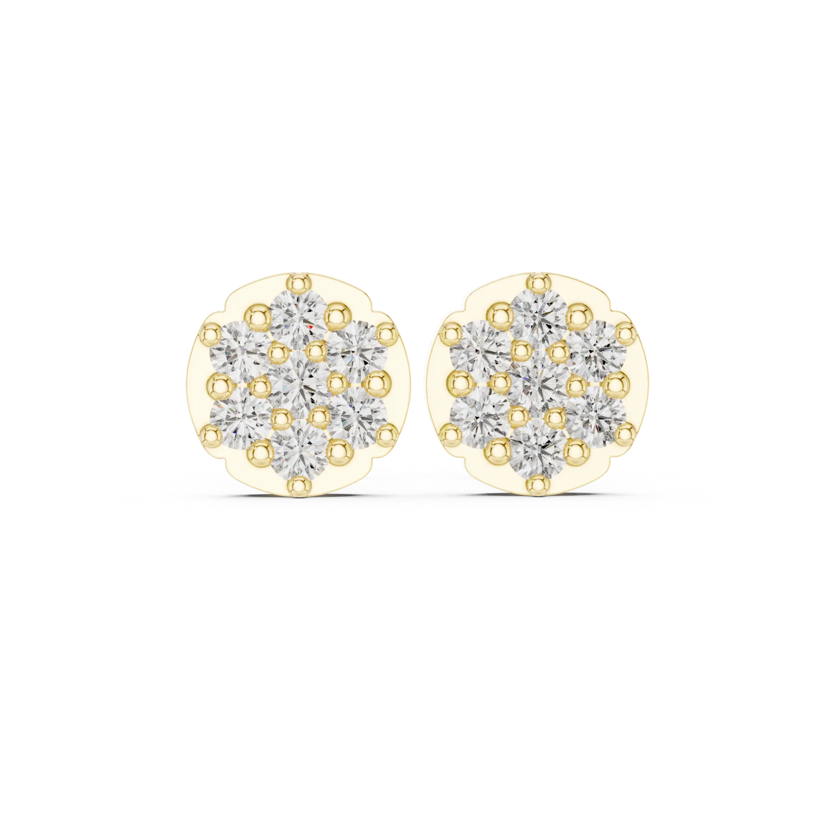 Diamond Earrings 0.73 Carat