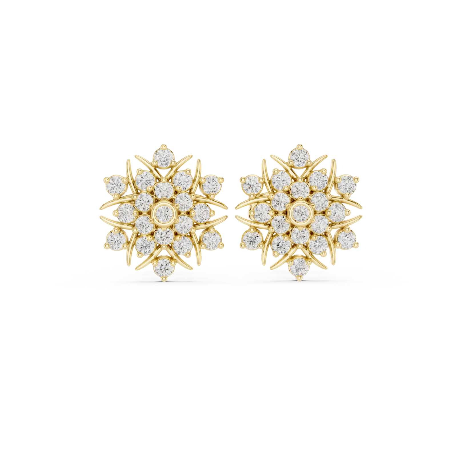 Diamond Earrings 0.38 Carat