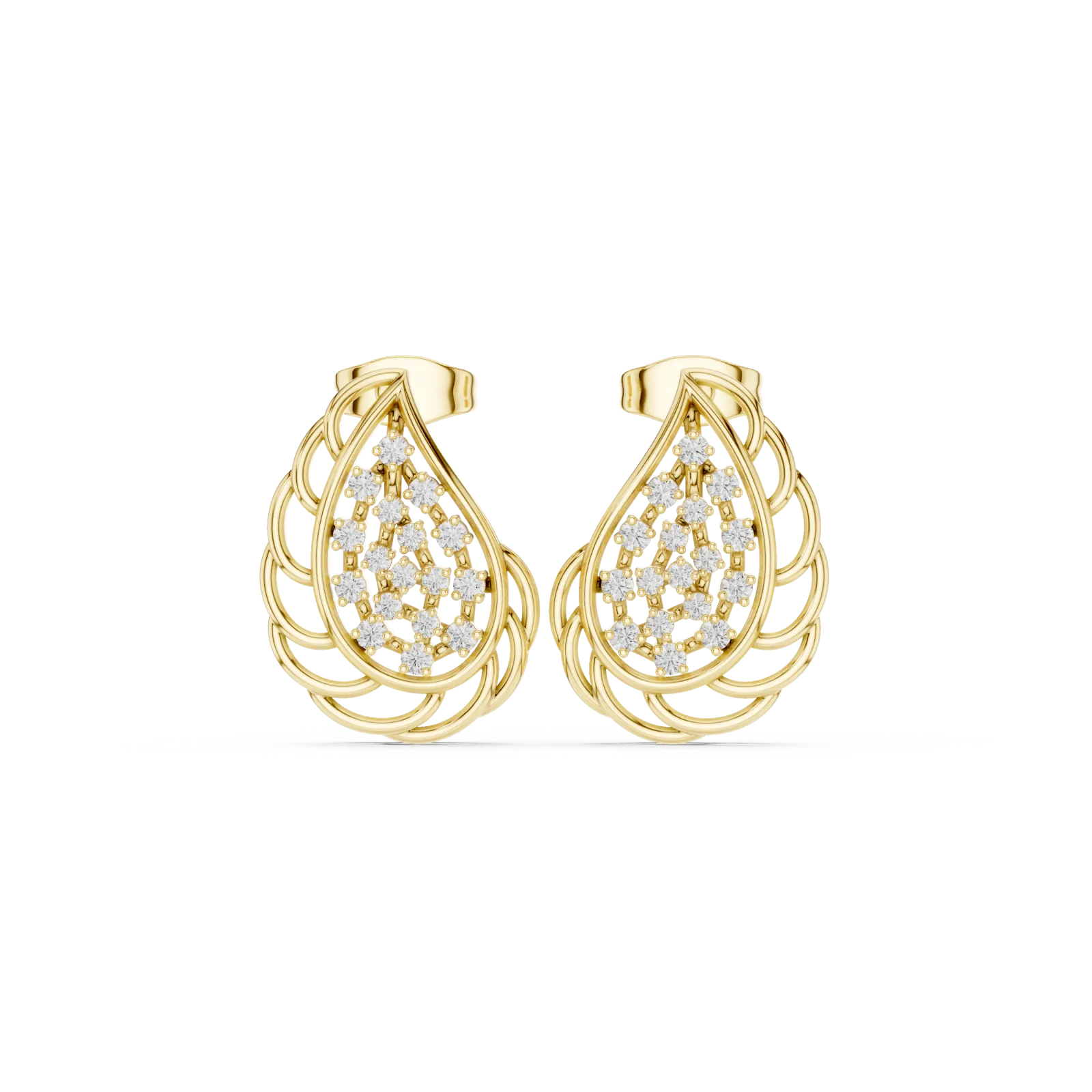 Diamond Earrings 0.28 Carat