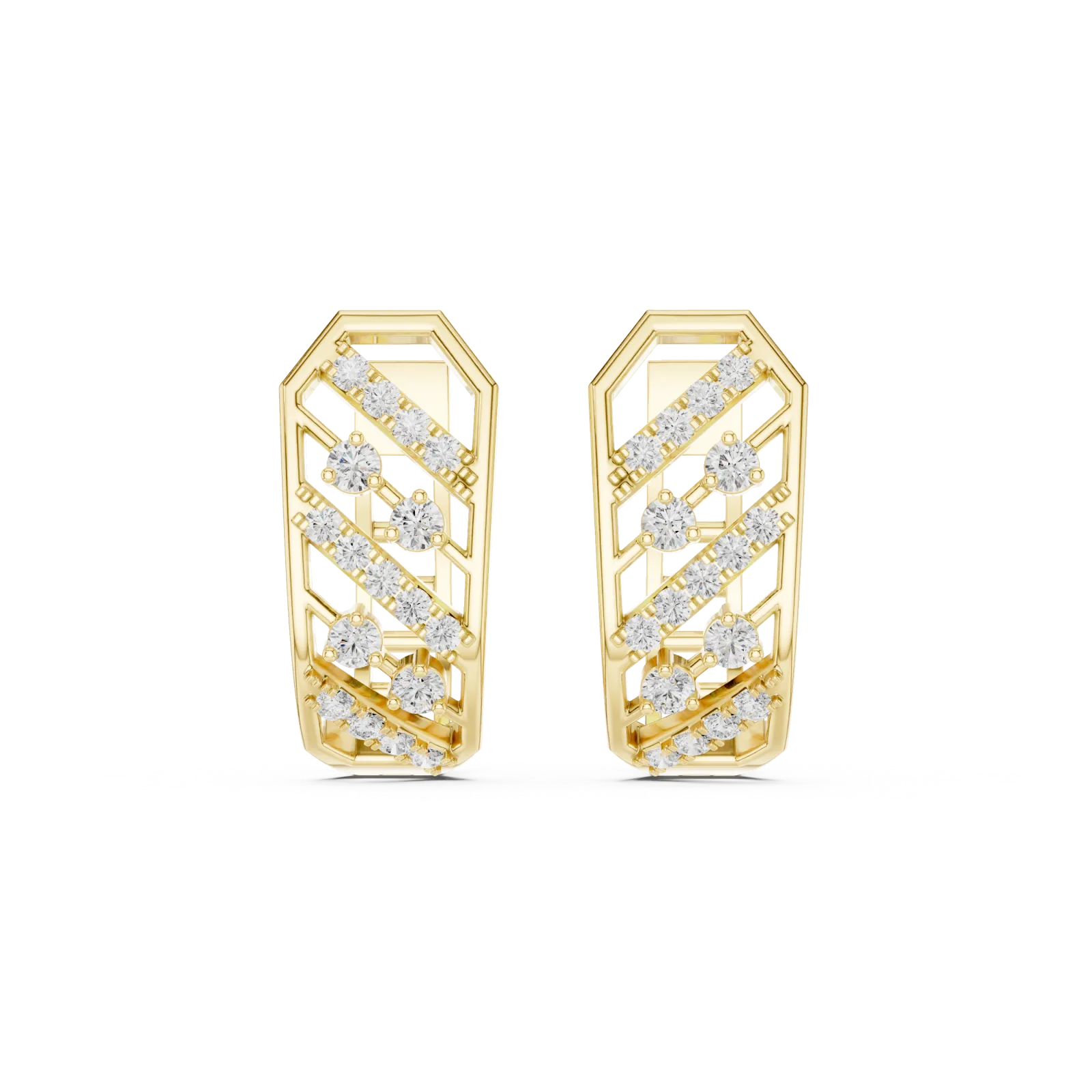 Diamond Earrings 0.35 Carat
