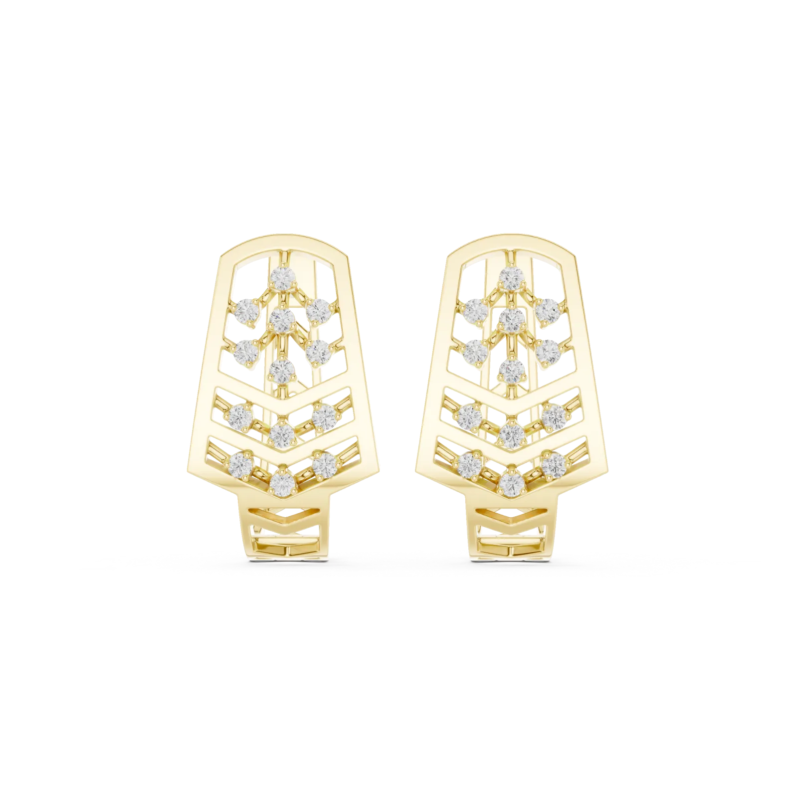 Diamond Earrings 0.21 Carat
