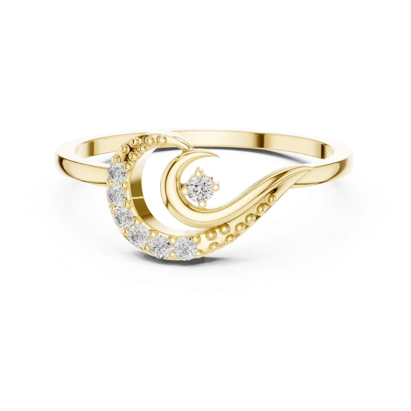 Diamante Anillo 0.09 Quilates