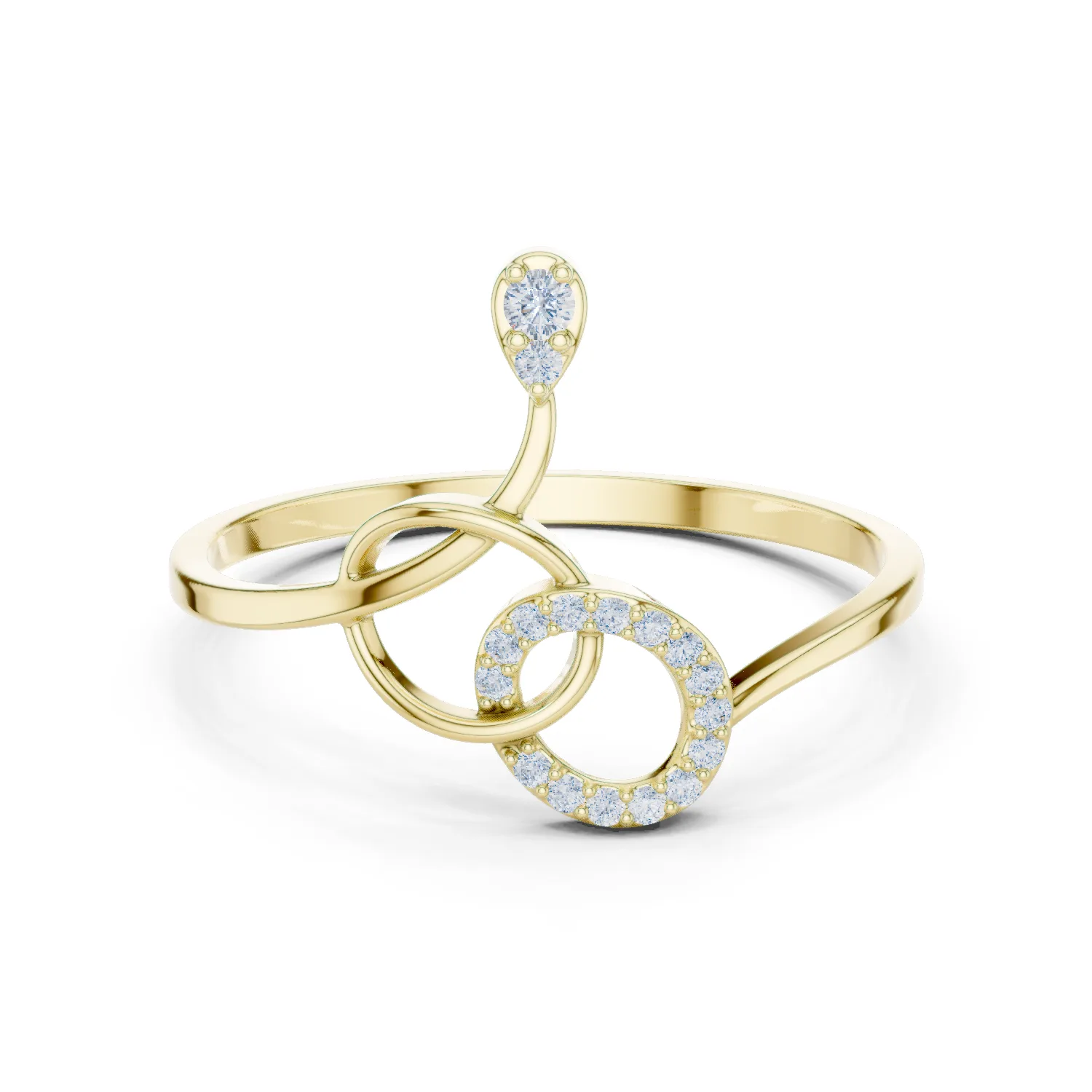 Diamante Anillo 0.07 Quilates