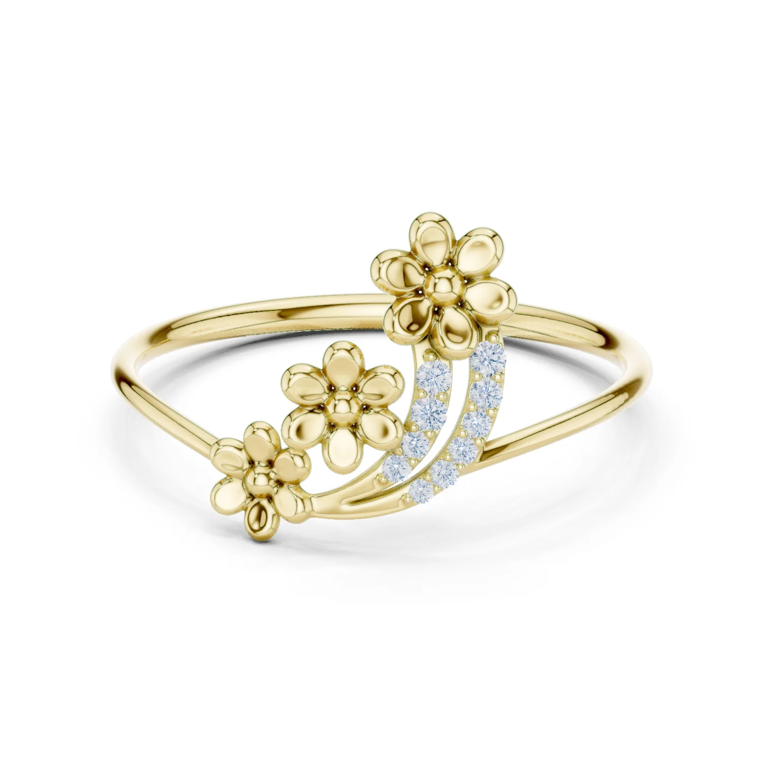 Diamante Anillo 0.04 Quilates