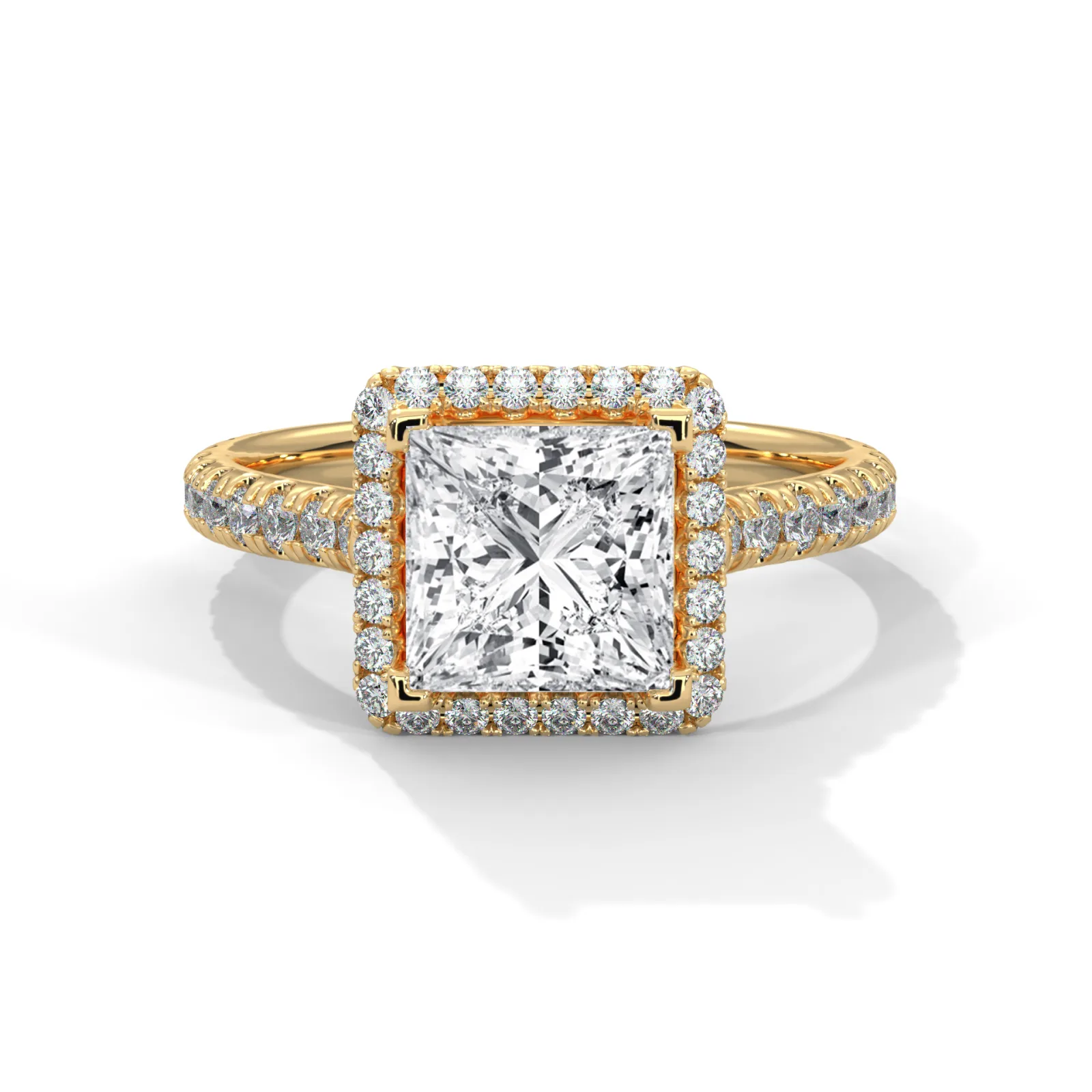 Diamond Princess Solitaire Ring 2.00 Carat