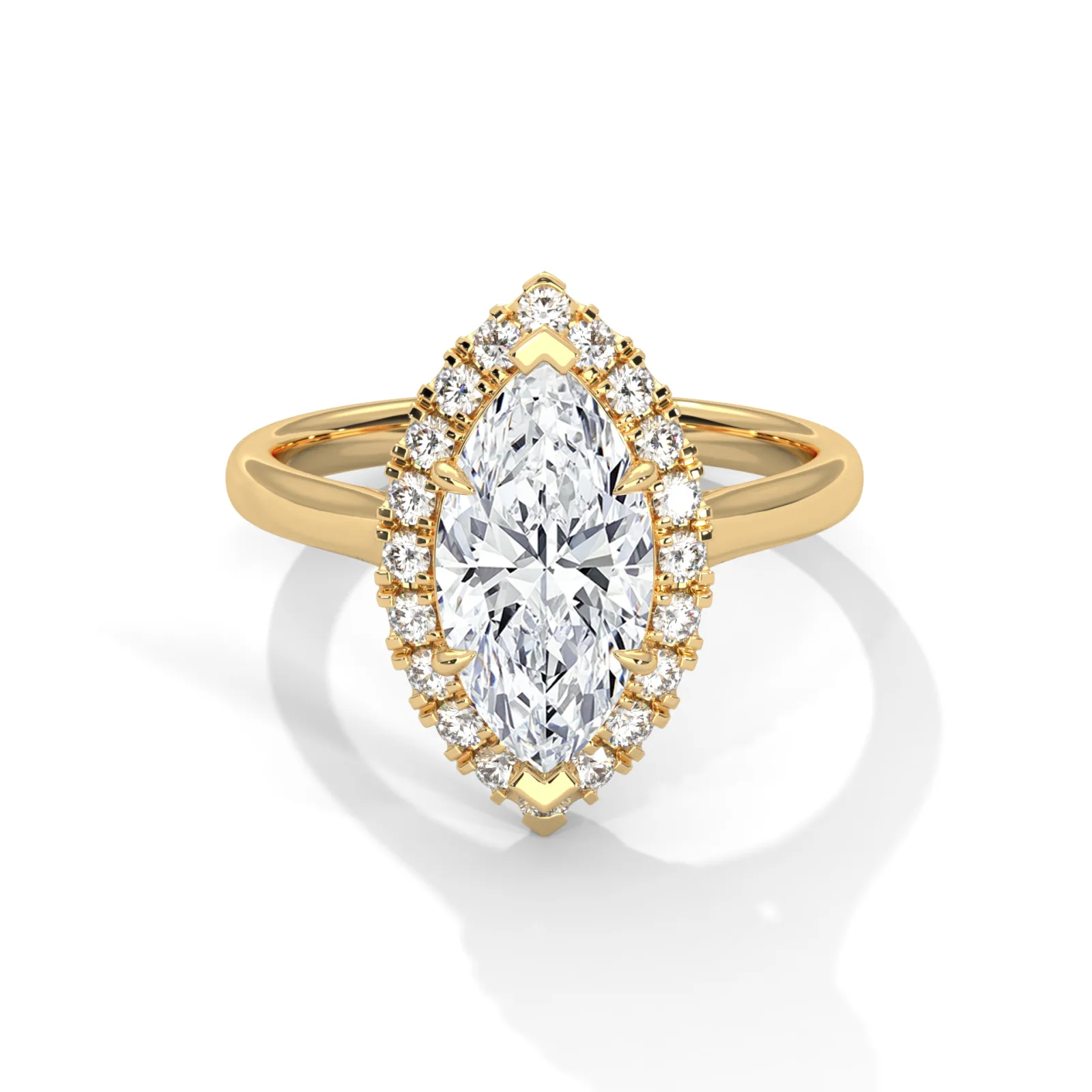 Diamant Marquise Solitär Ring 2.00 Karat